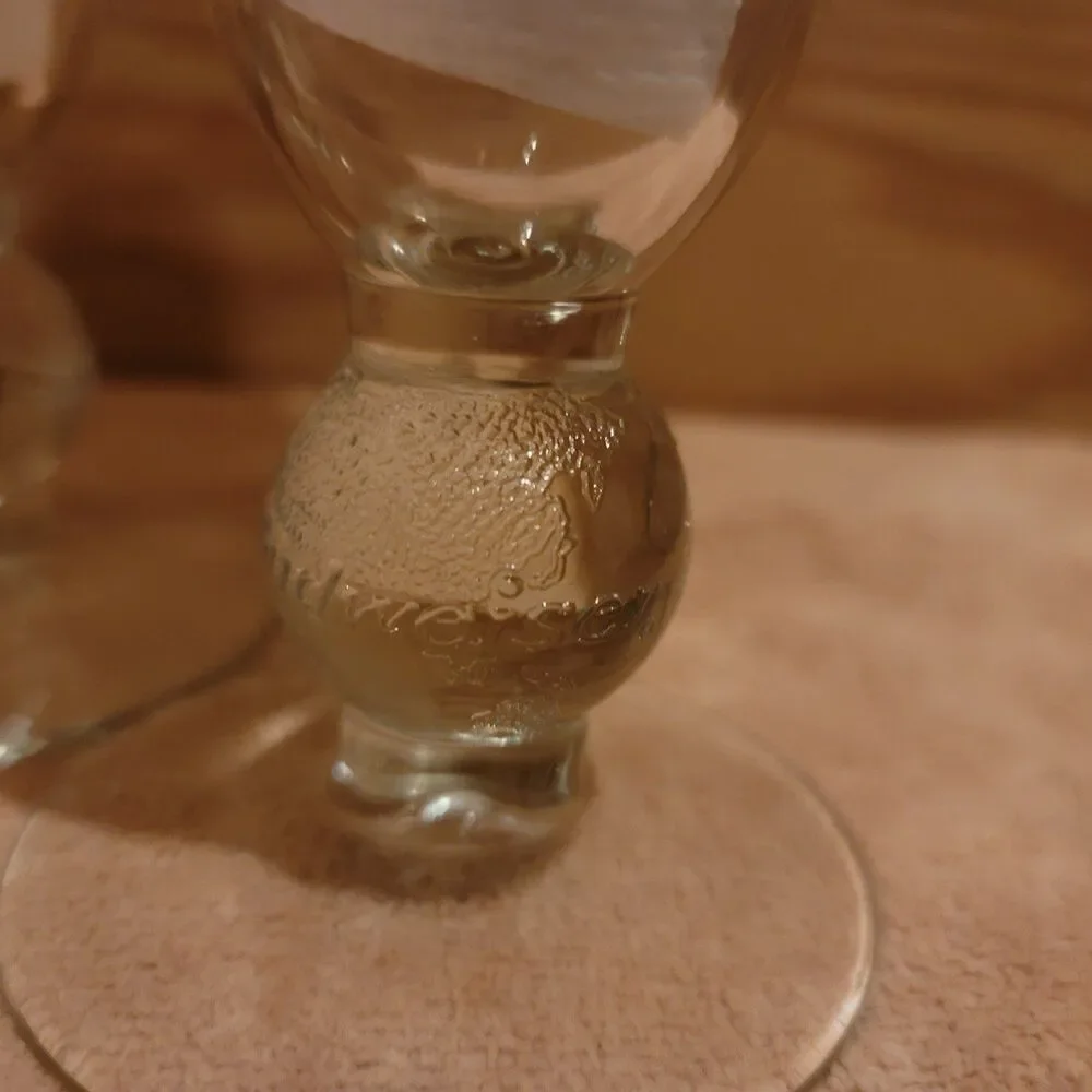 Budweiser Millenium Footed Glass
